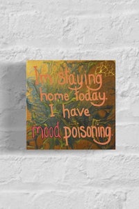 i'm staying home today i have rood poisoning